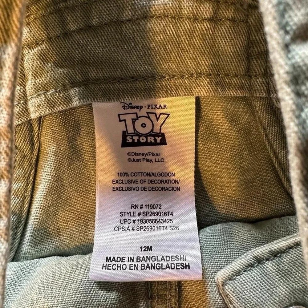12m Disney Pixar Woody Overalls